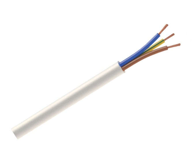 Cabtyre Cable 3 C 1.5 O=8.3 White Per Meter Gctc1.5 F03 Cswwgc1