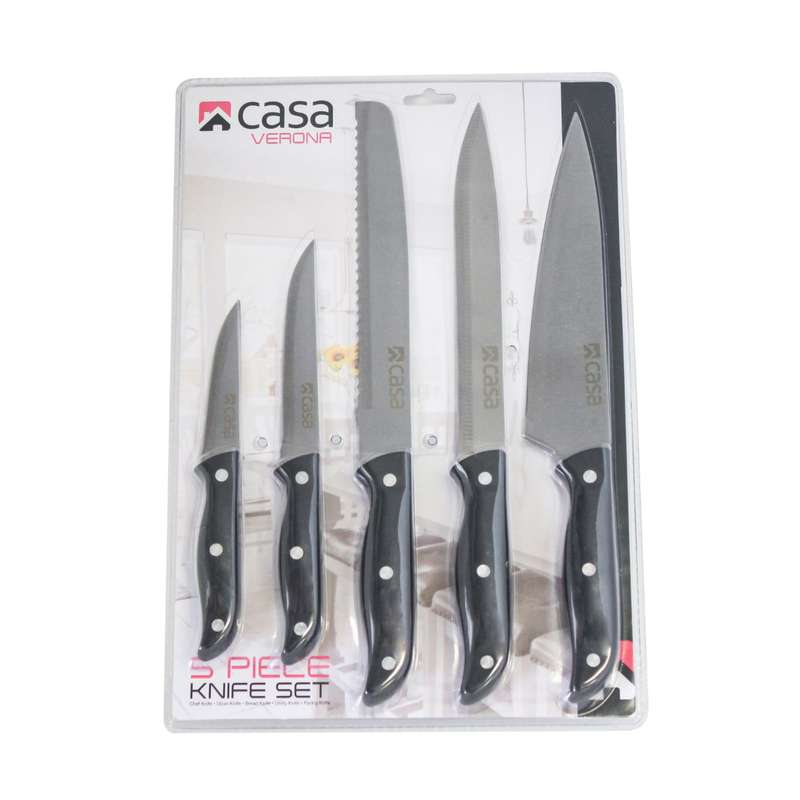 5 Pc Knife Set Verona