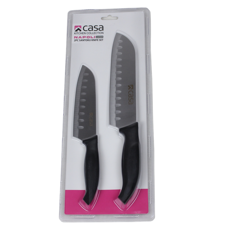Casa 2Pc Santoku Knife Set - Napoli