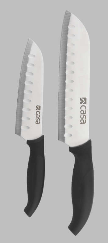 Casa 2Pc Santoku Knife Set - Napoli