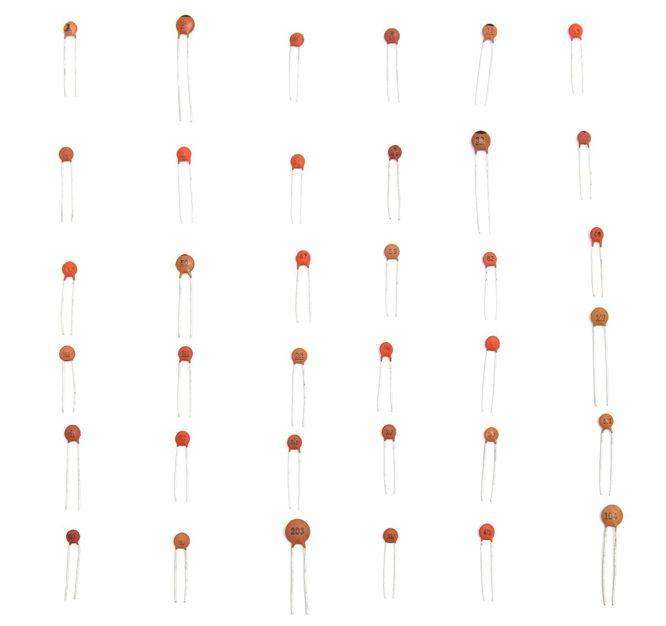 Capacitor Kit Only 5pcs Of 20 Different Values Ebn111 Bom Ebn111 Full Cap Kit
