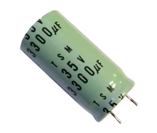 Electrolytic Radial Capacitor 3300u F 35 V St 18x36 St 85 Deg 3300 Mf 35= Er *D*