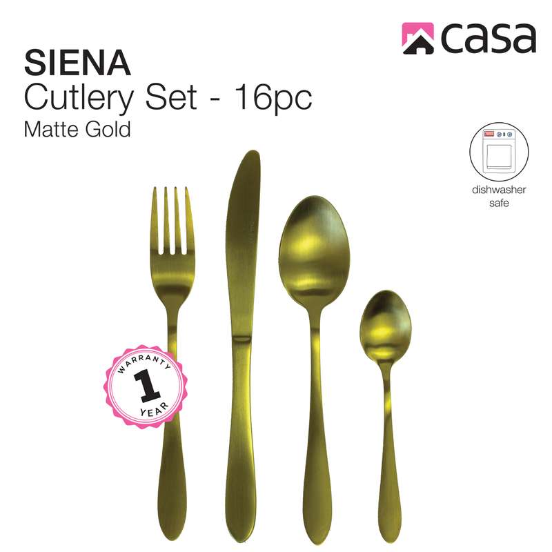 Cutlery Set 16 Pc Steel