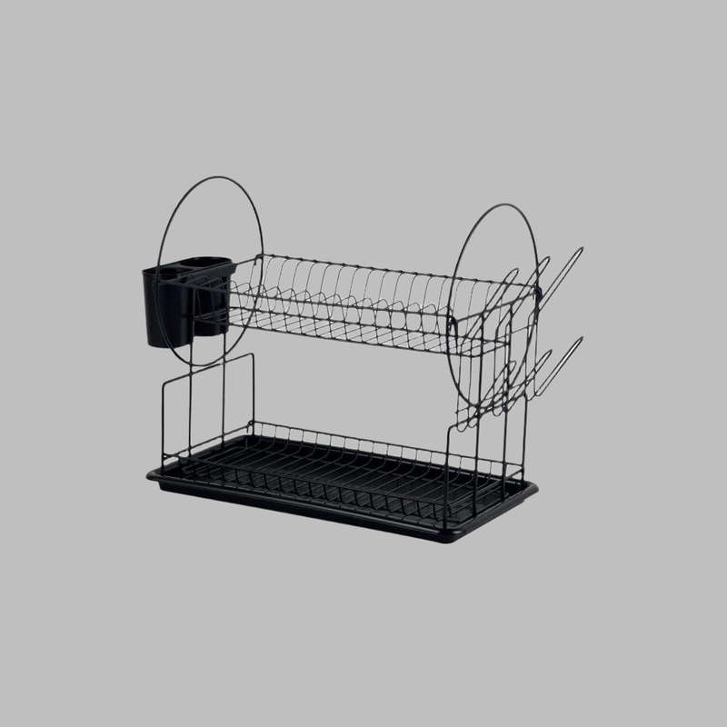 Dish Drainer 2 Tier Catania 203 Matt Black