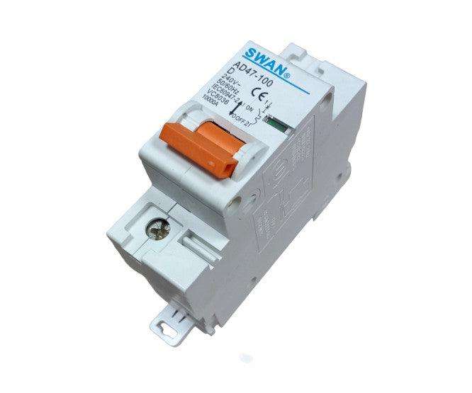 Circuit Breaker Din 32 A 1 P 10 Ka D Curve Cb Ad47 10132 D