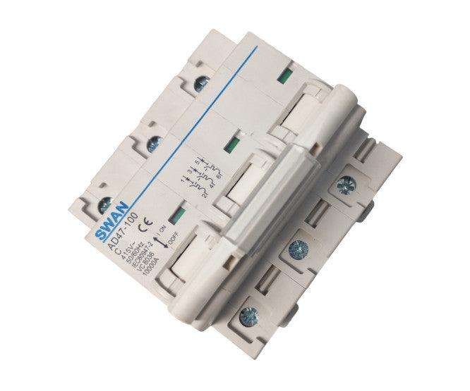 Circuit Breaker Din 80 A 3 P 10 Ka C Curve Cb Ad47 10380