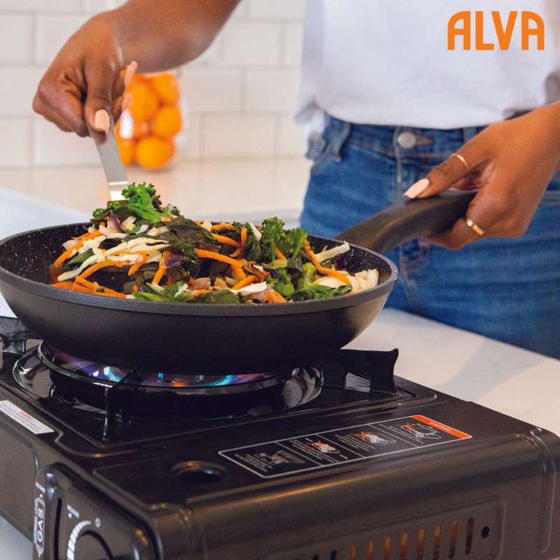 Alva Single Burner Butane Canister Stove + Carry Case