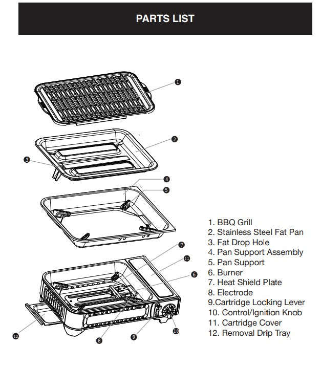 Alva Butane Canister Mini Bbq Cooker + Carry Case