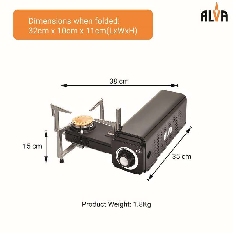 Alva Mini Fold-Up Butane Canister Stove