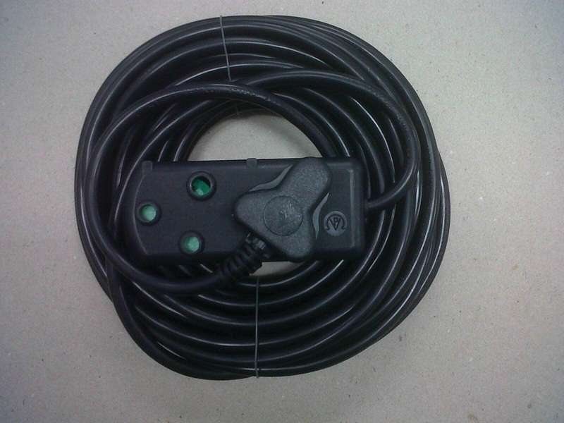 Ext Cord 10 M 2.5 Mm 16 A Black