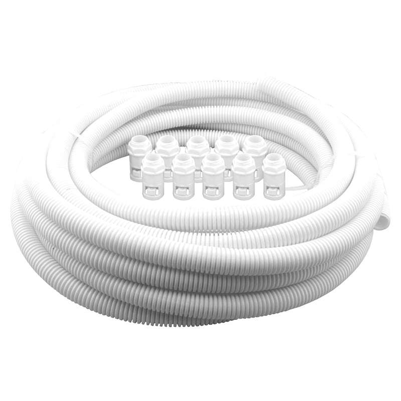 20mm White 10m Contractor Pack C/W 10 Glands