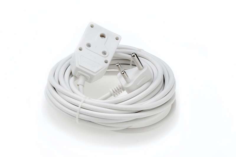 Ext Cord 20 M 1:5 Mm 16 A White