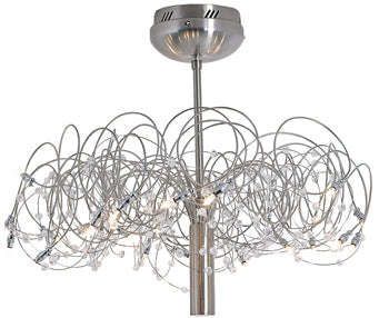 ***Chaos 30 Lt Chandelier 900mm Chrome