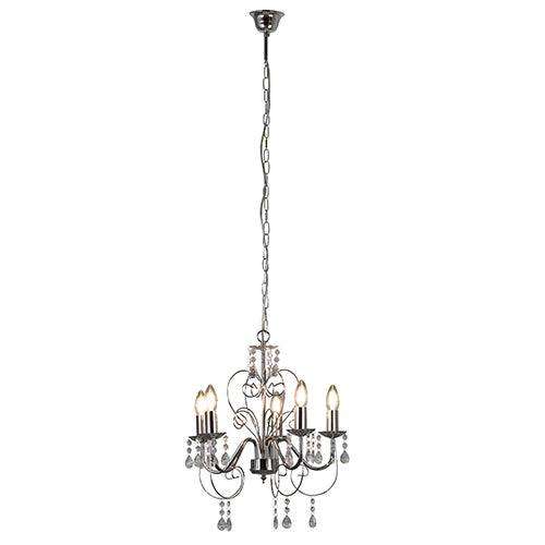 Cleo 5 Lt Chandelier 420mm Chrome