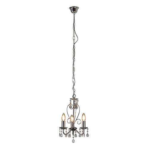 Cleo 3 Lt Chandelier 255mm Chrome