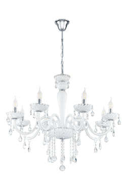 ***Carpento Chandelier 8 Lt Chrome
