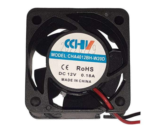 Axial Cooling Fan Ball 12 V 0.18 A 40sqx20 Cha4012 Bh W20 D