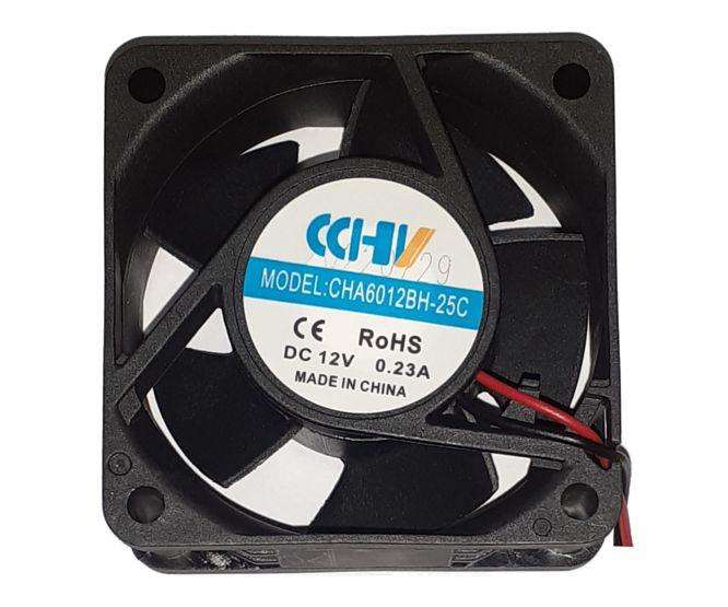 Axial Cooling Fan Ball 12 V 0.23 A 60sqx25 Cha6012 Bh 25 C