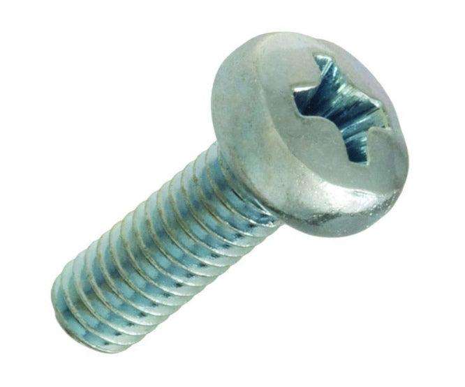 Pan Head Pozi Screw Galvanised M4x8 Star M4x8