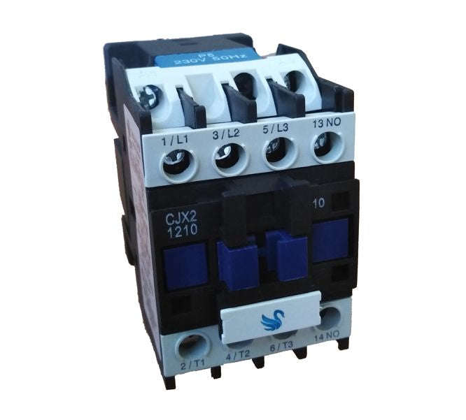 Ac Contactor 12 A 415 Vac Coil 3 Pole N.O. & 1 No Aux Cjx2 1210 W 415 Vac