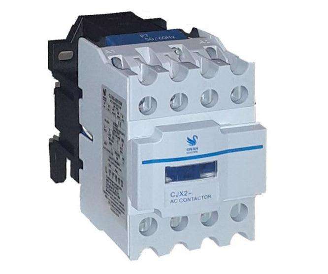 Ac Contactor 9 A 230 Vac Coil 3 Pole N.O. & 1 No Aux Cjx2 0910 W 230 Vac