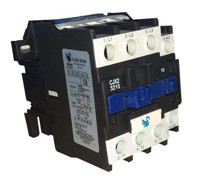 Ac Contactor 32 A 230 Vac Coil 3 Pole N.O. & 1 No Aux Cjx2 3210 W 230 Vac