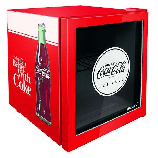 46 L Counter Top Beverage Cooler W/ Glass Door Coca Cola Red