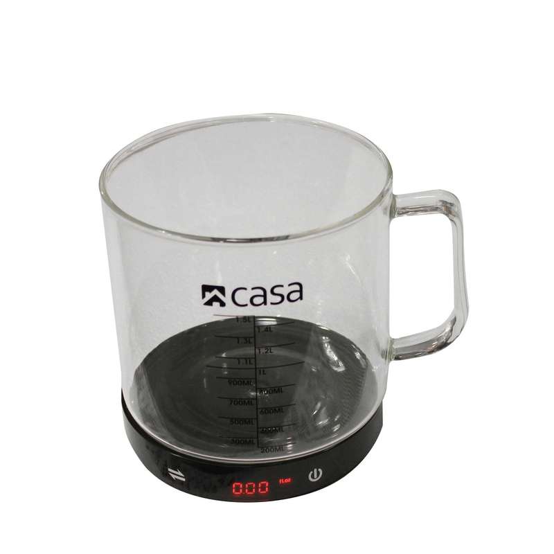 Kitchen Scale With Glass Measuring Jug