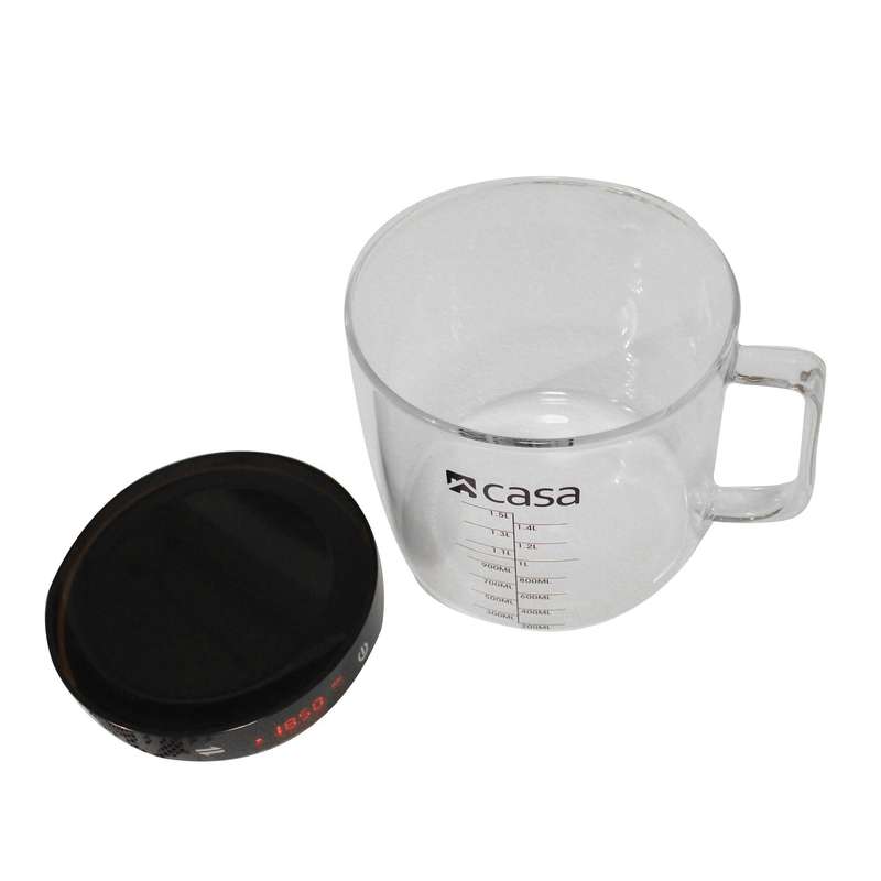 Kitchen Scale With Glass Measuring Jug