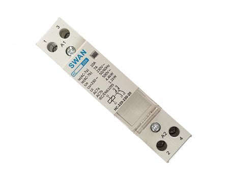 Modular Contactor 220 Vac 20 A 2 P No+Nc Co Jvc2 20 A Nonc