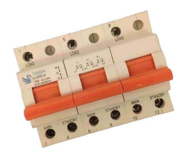 Change Over Switch 100 A 3 P Din Co Mod 125 3100