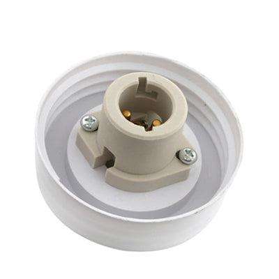 6" Fibre Glass Gallery & Porcelain Holder B22 Econo (Re306)"