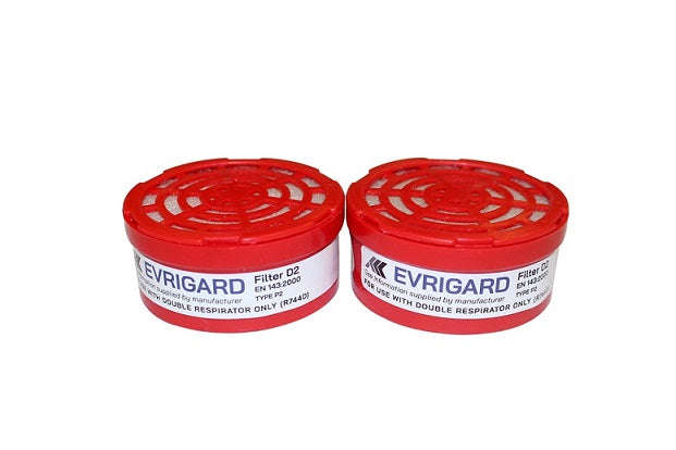 Respirator Spare Filter Dust D2 P/2