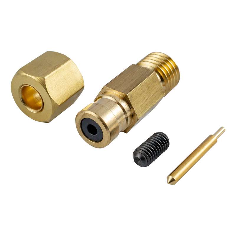 Streight Valve Tally In Brass 200666