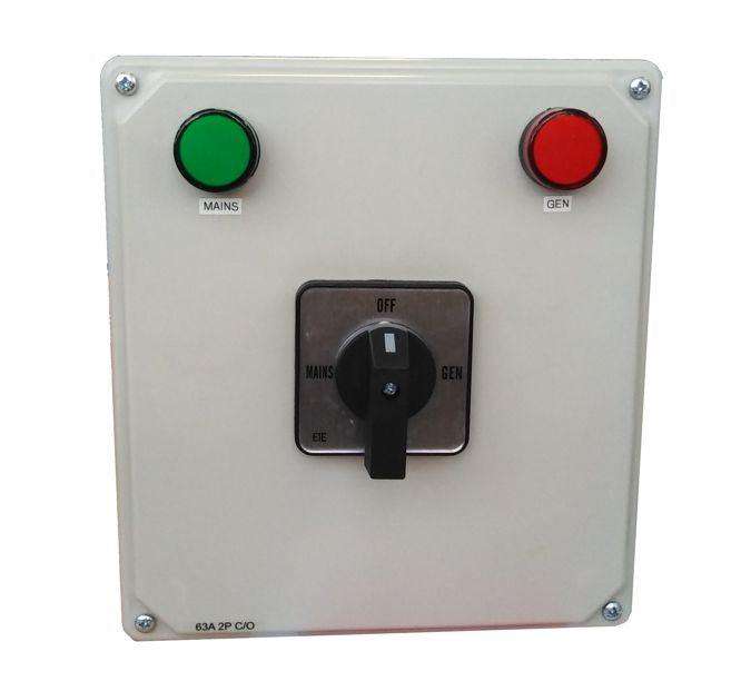 Change Over Switch 40 A 2 P 3 Pos Enclosed 30 Ecs 40 A 2 P