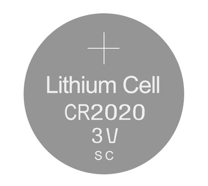 Lithium Coin Batter 3 V 20mm Cr2020