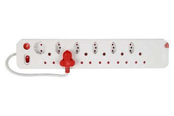 Multiplug 12 Way Surge White E/Mate