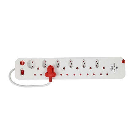 Multiplug 12 Way Surge +2 Usb E/Mate