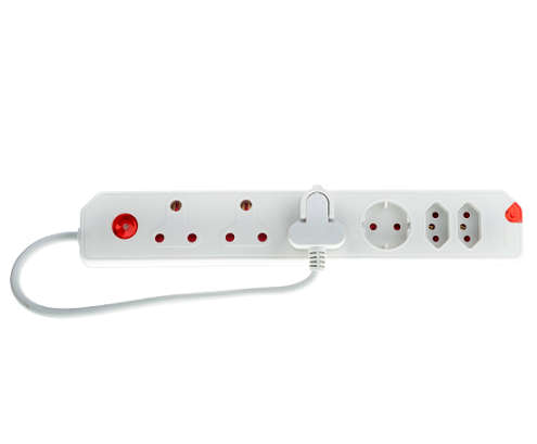 Multiplug 6 Way 3 X16 A 2 X5 A 1 Xsch White