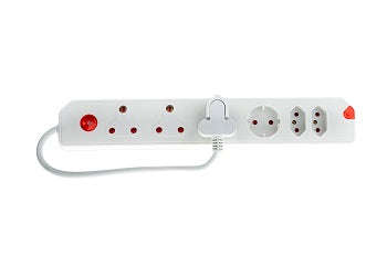 Multiplug 6 Way 3 X16 A 2 X5 A 1 Xsch White