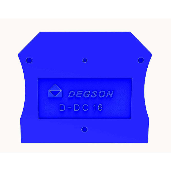 End Plate / Cover Blue For Din Rail Terminal Block D Dc16 01 P 12 00 A(h)