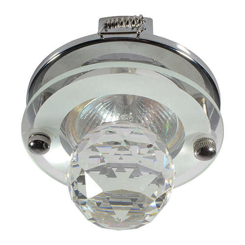 ***Galaxy Ball D/Light 80mm Dia Chrome 12 V