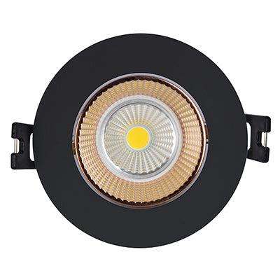Tilt D/Light Polycarbonate 90mm Dia Black/Rose Gold Excl L/Holder