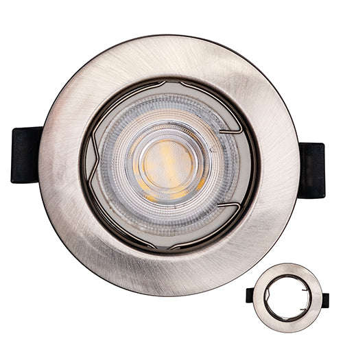 D/Light Polycarbonate 81 X40mm Satin Chrome Plated No Lampholder