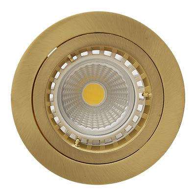 Straight Twist D/Light 80mm Dia Satin Brass
