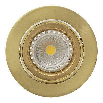 Tilt Twist D/Light 94mm Dia Satin Brass