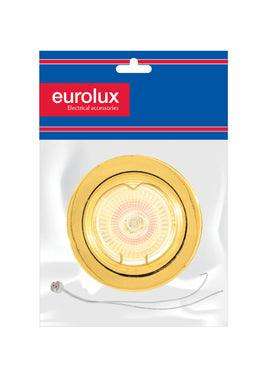 Straight Round D/Light 50w Dia 12 V P/Brass (Pp)