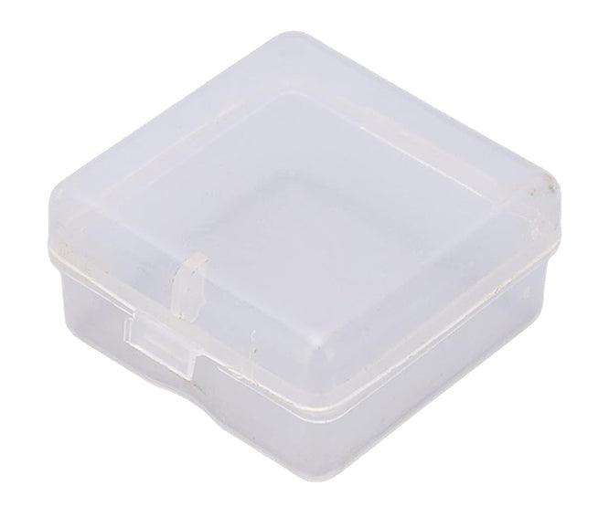 Mini Components Storage Plastic Box Id=35x35x20 Od=38x38x20 Clear D324