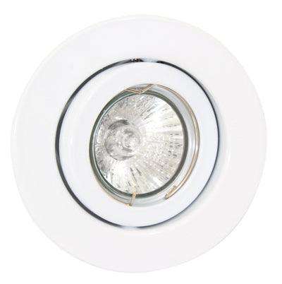 Tilt Round D/Light 105mm Dia White