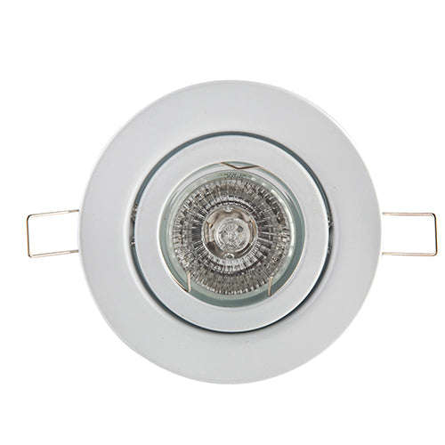 ***Tilt Round D/Light 105mm Dia White (Pp)